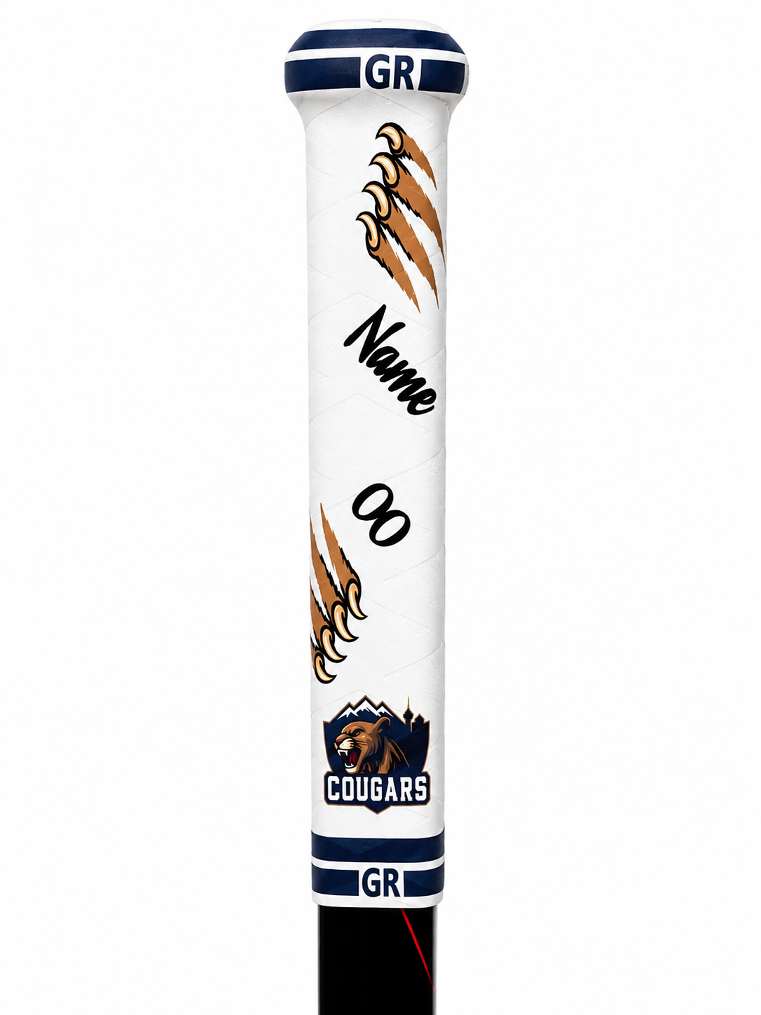 GripRush grip on a hockey stick