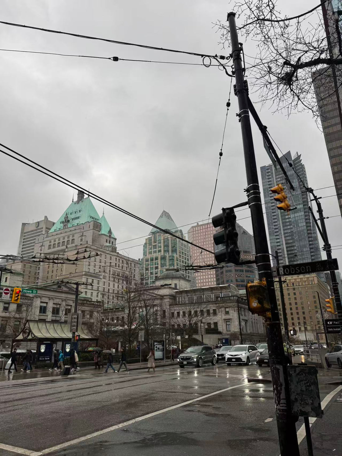 Raincouver: A Cinematic Shopping Day on Robson (with a little GripRush color)