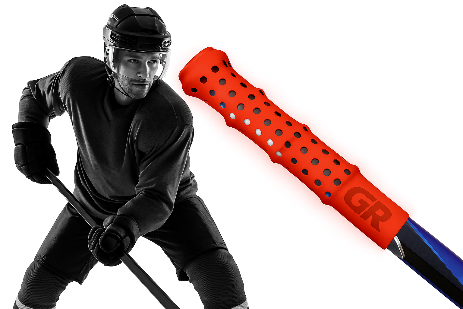 Color Dots Hockey Grips