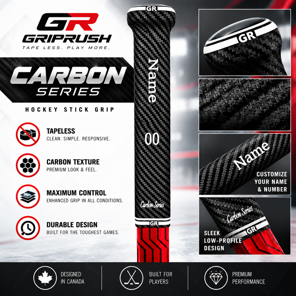 GripRush Carbon Series™ Hockey Grip