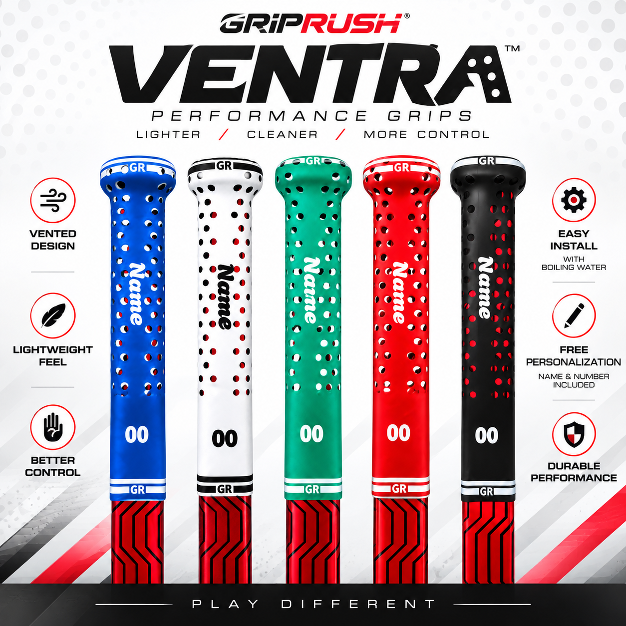GripRush VENTRA™ Performance Grip