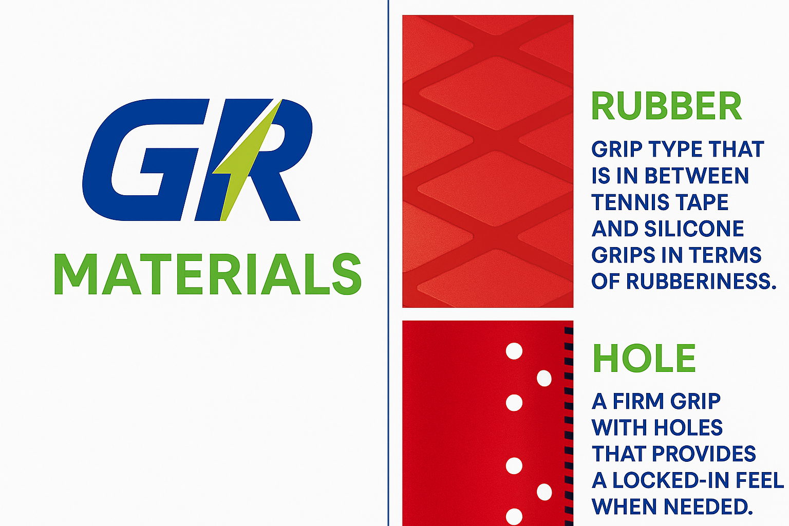 Hockey Grip with Dots-White