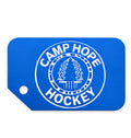 Personalized Laser Engraved Aluminum Luggage Tag – Custom Name + Logo