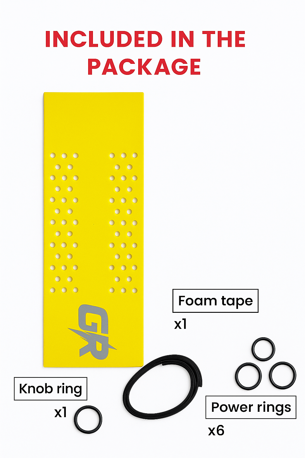 Neon Volt perforated grip