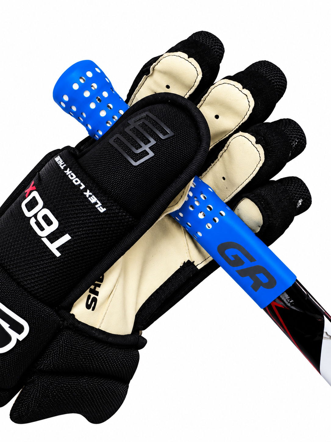 GripRush AeroVent™ Collection | Ventilated Tapeless Hockey Stick Grip