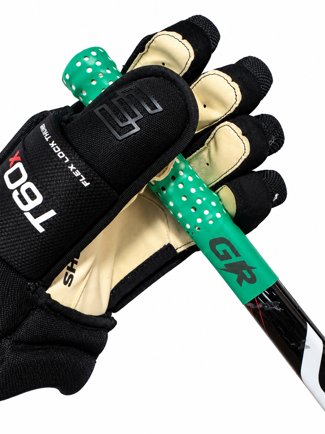 GripRush AeroVent™ Collection | Ventilated Tapeless Hockey Stick Grip