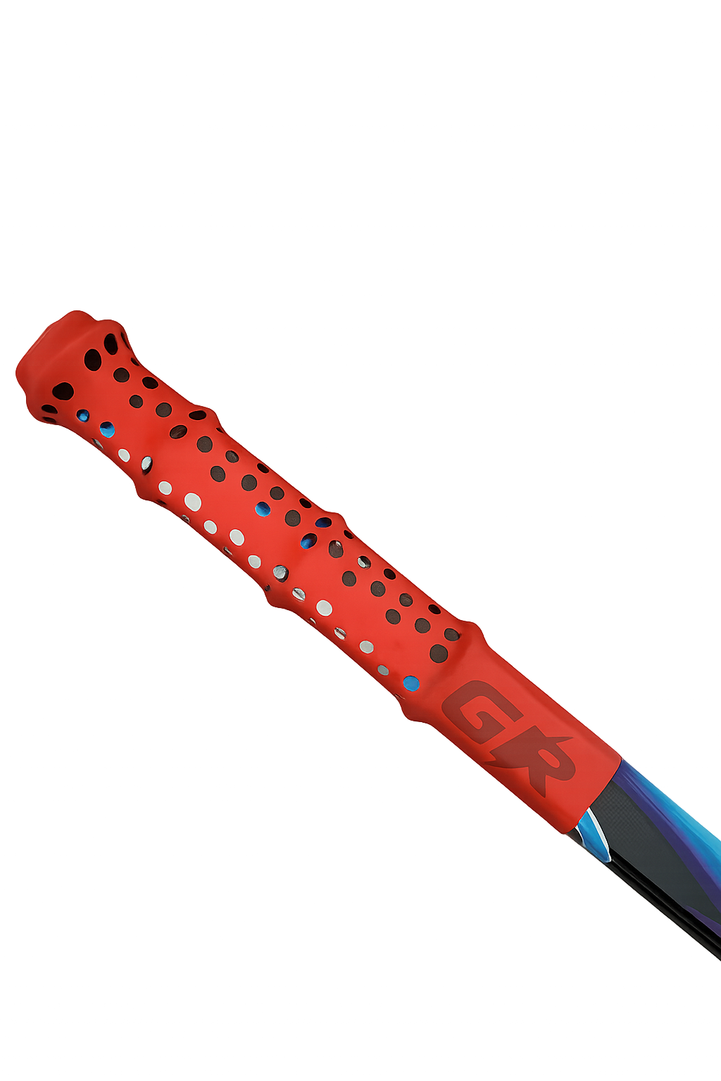 Hockey Grip with Dots-Red