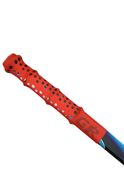 Hockey Grip with Dots-Red