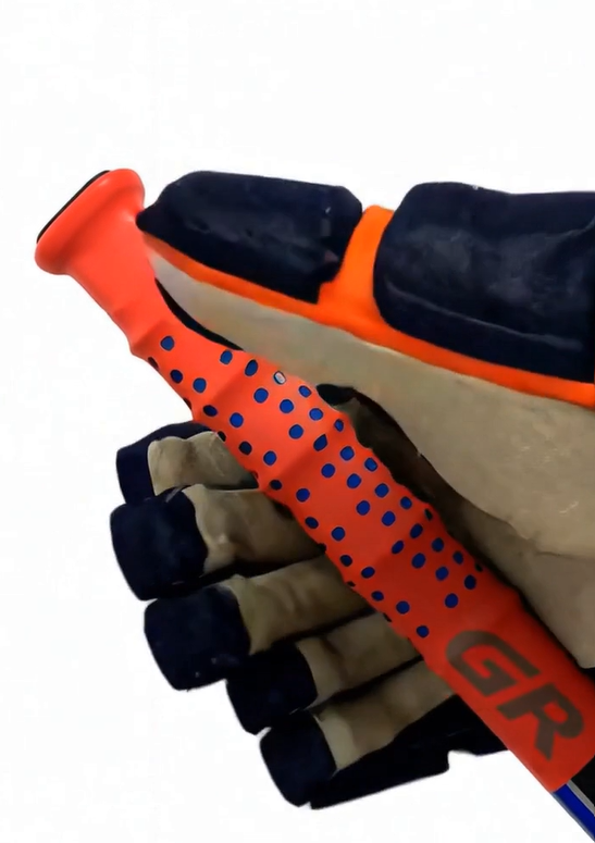 Blaze Orange perforated grip