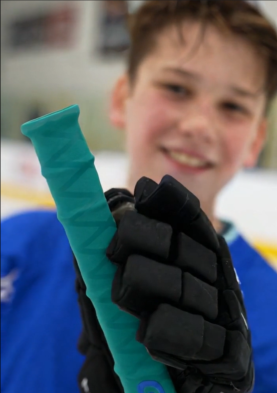 Riptide Teal with diamond-pattern grip